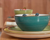 Load image into Gallery viewer, ONEMORE Plate and Bowl Set - Ceramic Utensils Set with Microwave Heating, Oven Heating, and Dishwasher Cleaning - Scratch resistant Ceramic Utensils, 4-person (12 pieces) - Available in Multiple Colors