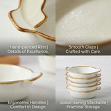 Load image into Gallery viewer, 8pcs Oval Au Gratin Baking Dish, Ceramic Baking Dishes, Small Casserole Dish With Handle,,5.25 egg-shaped Baking Serving Dish For Casserole, Cakes, Dishwasher Oven Safe, ServingElegant Mini Individual Casserole Dishes Straight From Oven To Table.