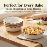 Load image into Gallery viewer, ONEMORE 6.8-inch 4pcs ceramic mini tray, deep tray tray, mini tart tray, perfect for baking chicken pies and desserts