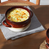 Load image into Gallery viewer, ONEMORE French Onion Soup Bowls, OvenSafe Soup Crocks with Handles, 28 oz- LargeCeramic Bowls for Chili, Beef Stew, Cereal, PotPies,casseroles-Farmhouse Style Microwave &amp;Dishwasher Safe Set of 4