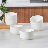 Load image into Gallery viewer, 6pcs &amp; 8pcs Porcelain Soup Bowls, 8oz White Ceramic Bowls For Kitchen, Cereal Bowl ForOatmealFruit, Salad, Ramen And Rice Bowl -Dishwasher &amp; Microwave Safe Bowls, White,, IdealFor Daily Meals, Family Dinners, Parties, And Entertaining