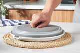 Load image into Gallery viewer, Ceramic bacon tray with silicone cover