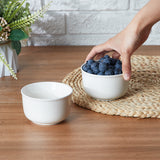 Load image into Gallery viewer, 6pcs &amp; 8pcs Porcelain Soup Bowls, 8oz White Ceramic Bowls For Kitchen, Cereal Bowl ForOatmealFruit, Salad, Ramen And Rice Bowl -Dishwasher &amp; Microwave Safe Bowls, White,, IdealFor Daily Meals, Family Dinners, Parties, And Entertaining