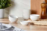 Load image into Gallery viewer, 12 &amp; 24 Pack 1.2 Oz Small Ceramic Dipping Bowls Bulk, White Soy Sauce Dishes for Ketchup, Olive Oil, Sushi, Appetizer &amp; Condiments ,white