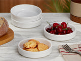 Load image into Gallery viewer, ONEMORE Ceramic Ramekins 6pcs 4oz Ramekins Set, Oven, Microwave &amp; Freezer Safe Porcelain Dishes for Creme Brulee, Desserts, Best for Christmas, Perfect for Thanksgiving, Best for Christmas, Perfect for Thanksgiving