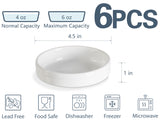 Load image into Gallery viewer, ONEMORE Ceramic Ramekins 6pcs 4oz Ramekins Set, Oven, Microwave &amp; Freezer Safe Porcelain Dishes for Creme Brulee, Desserts, Best for Christmas, Perfect for Thanksgiving, Best for Christmas, Perfect for Thanksgiving