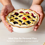 Load image into Gallery viewer, ONEMORE Mini Pie Tray, 6.8-inch Ceramic Pie Tray, 4-pack