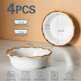 Load image into Gallery viewer, ONEMORE Mini Pie Tray, 6.8-inch Ceramic Pie Tray, 4-pack