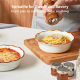 Load image into Gallery viewer, ONEMORE Mini Pie Tray, 6.8-inch Ceramic Pie Tray, 4-pack