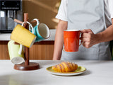 Load image into Gallery viewer, ONEMORE 6-piece coffee cup set, 12 ounce ceramic coffee cup with handle