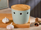 Load image into Gallery viewer, ONEMORE Ceramic Garlic Keeper with Lid, 5 Inch