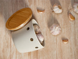 Load image into Gallery viewer, ONEMORE Ceramic Garlic Keeper with Lid, 5 Inch