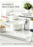 Load image into Gallery viewer, 6pcs &amp; 8pcs Porcelain Soup Bowls, 8oz White Ceramic Bowls For Kitchen, Cereal Bowl ForOatmealFruit, Salad, Ramen And Rice Bowl -Dishwasher &amp; Microwave Safe Bowls, White,, IdealFor Daily Meals, Family Dinners, Parties, And Entertaining