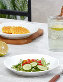 Load image into Gallery viewer, ONEMORE White Spot Plate, Ceramic Salad Plate 6-piece Set