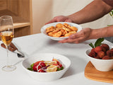 Load image into Gallery viewer, ONEMORE White Spot Plate, Ceramic Salad Plate 6-piece Set