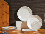 Load image into Gallery viewer, ONEMORE White Spot Plate, Ceramic Salad Plate 6-piece Set
