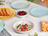Load image into Gallery viewer, ONEMORE Colored Pasta Bowl Set (6-pack), 36 oz - Ceramic Wide Mouth Bowl for Oven/Microwave/Dishwasher - Stackable, Scratch Resistant - Available in Multiple Colors