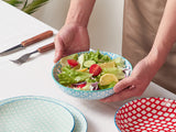 Load image into Gallery viewer, ONEMORE Colored Pasta Bowl Set (6-pack), 36 oz - Ceramic Wide Mouth Bowl for Oven/Microwave/Dishwasher - Stackable, Scratch Resistant - Available in Multiple Colors