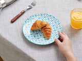 Load image into Gallery viewer, ONEMORE Dinner Plates Set of 6, 8.5 inch Porcelain Pasta Plates - Ceramic Small Kitchen Plate for Salad, Dessert, Appetizer - Microwave, Oven and Dishwasher Safe, Scratch Resistant - Assorted Colors