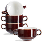 Load image into Gallery viewer, ONEMORE4pcs oval white glazed baking trays, 6.3-inch ceramic baking tray with handles and double ear bowls, suitable for 2-4 people,white.