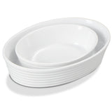 Load image into Gallery viewer, 2pcs,Oval Baking Dishes Set - Perfect for Holiday Meals, Ideal for Thanksgiving, Christmas, Halloween, Easter, Hanukkah
