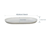 Load image into Gallery viewer, ONEMORE 16 inch ceramic plates for entertaining guests