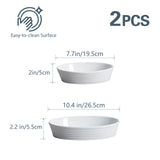 Load image into Gallery viewer, 2pcs,Oval Baking Dishes Set - Perfect for Holiday Meals, Ideal for Thanksgiving, Christmas, Halloween, Easter, Hanukkah
