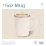 Load image into Gallery viewer, ONEMORE Coffee Mug Set, 12oz Set of 6  Coffee Speckled Ceramic Mugs