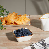 Load image into Gallery viewer, ONEMORE 7 oz. Set of 6 Square Ceramic Dip Bowls