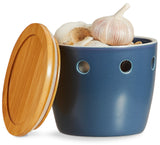 Load image into Gallery viewer, ONEMORE Ceramic Garlic Keeper with Lid, 5 Inch