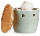 Load image into Gallery viewer, ONEMORE Ceramic Garlic Keeper with Lid, 5 Inch