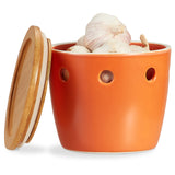 Load image into Gallery viewer, ONEMORE Ceramic Garlic Keeper with Lid, 5 Inch