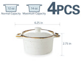 Load image into Gallery viewer, ONEMORE Ramekins with Lid, 12oz Porcelain Small Casserole Dish