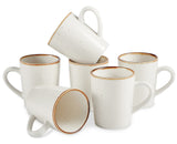 Load image into Gallery viewer, ONEMORE Coffee Mug Set, 12oz Set of 6  Coffee Speckled Ceramic Mugs