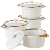 Load image into Gallery viewer, ONEMORE Ceramic Lamekins with Lid - 6 oz, Set of 4